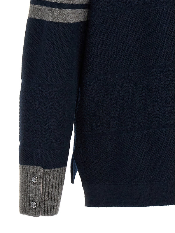 4-Bar Armband Wool Knit