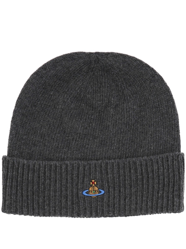 Vivienne Westwood Grey Beanies