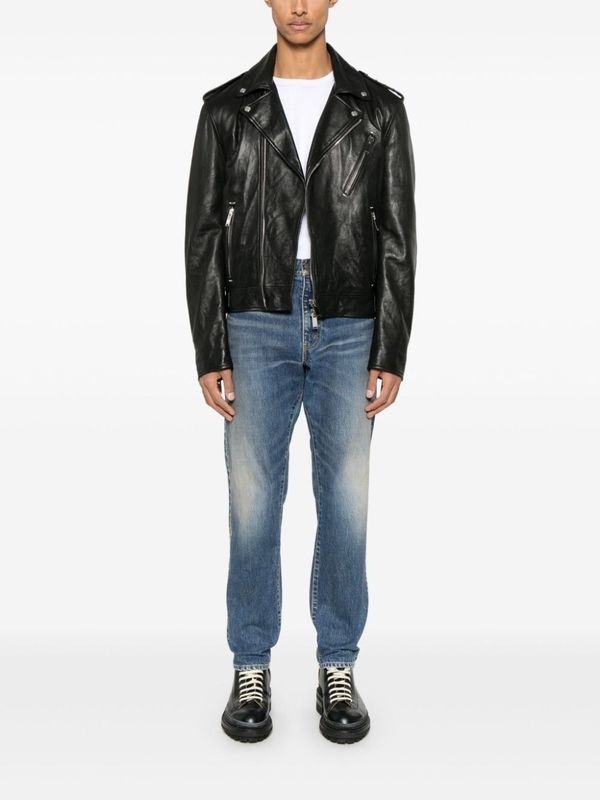 Alexander Mcqueen Black Biker