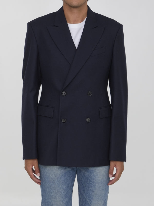 Wool Tailored Jacket - Jente