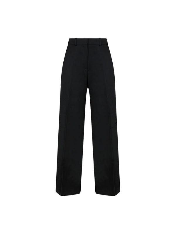 Wool Straight Pants