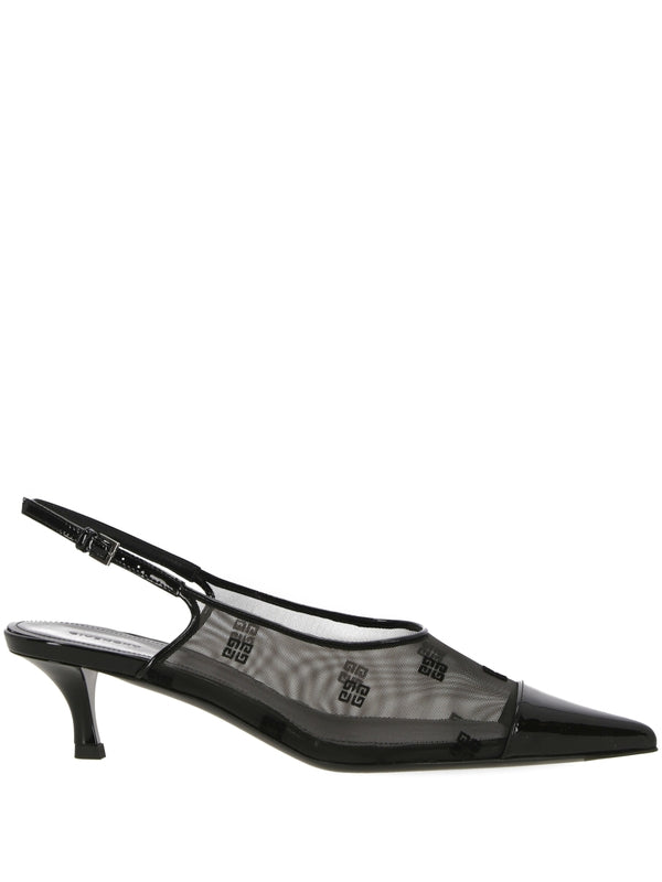 4G Logo Detail Slingback Heel