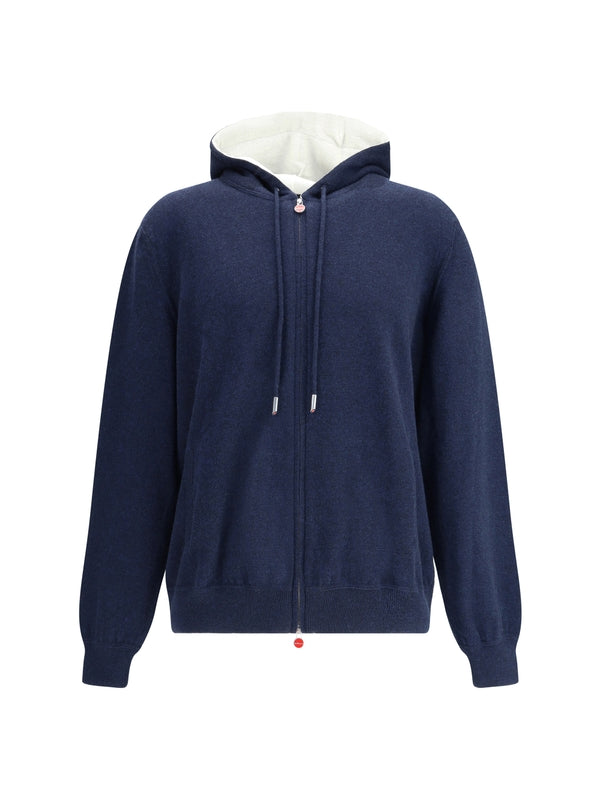 Kiton Navy Hoodies