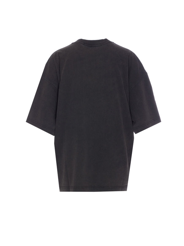 Logo Graphic Printing Short Sleeve Cotton T-Shirt