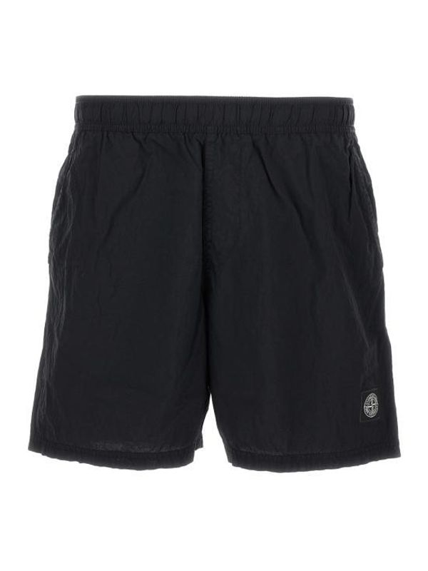 Logo Patch Swim Shorts