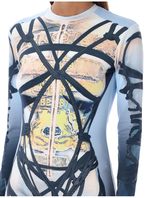 Y/PROJECT - Graphic Printing Long Dress - Jente