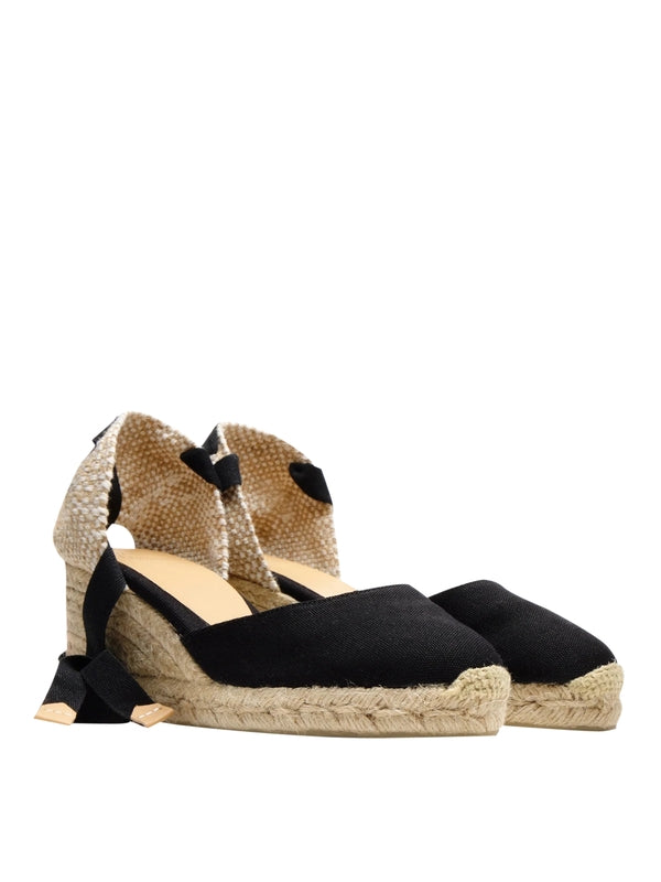 Castañer Black Espadrille Sandals