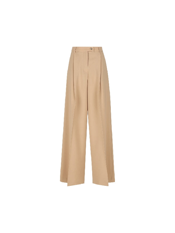 Wide Wool Pants