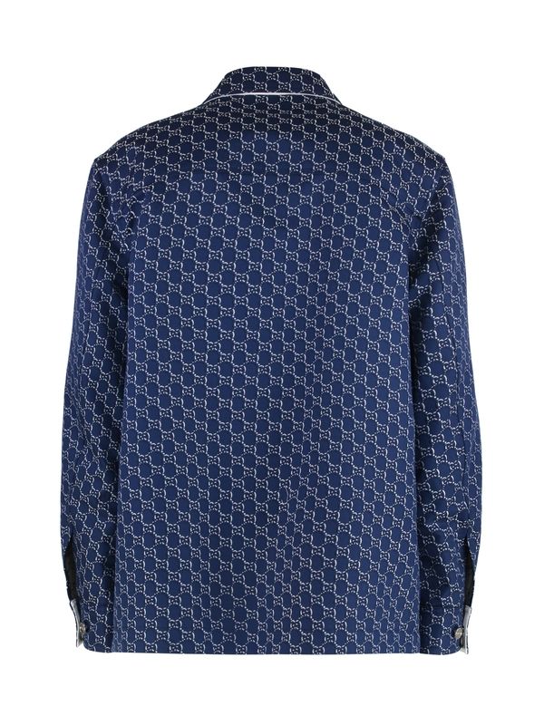 All-Over GG Logo Cotton Jacket