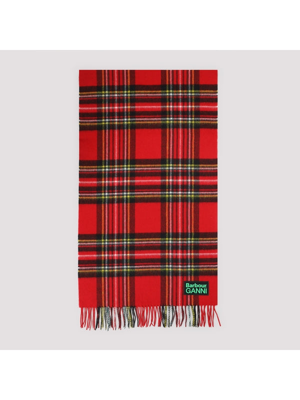 Barbour Red Wool Mufflers