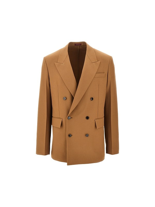 Wool Double-Breasted Jacket
