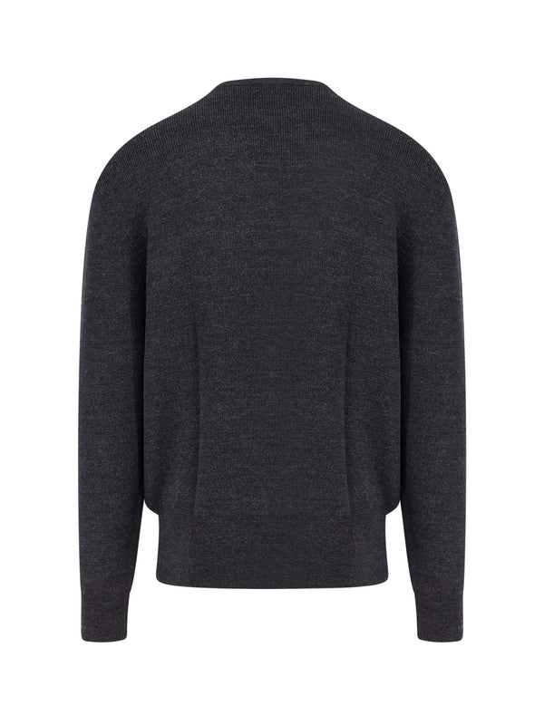 Crewneck Wool Blend Knit