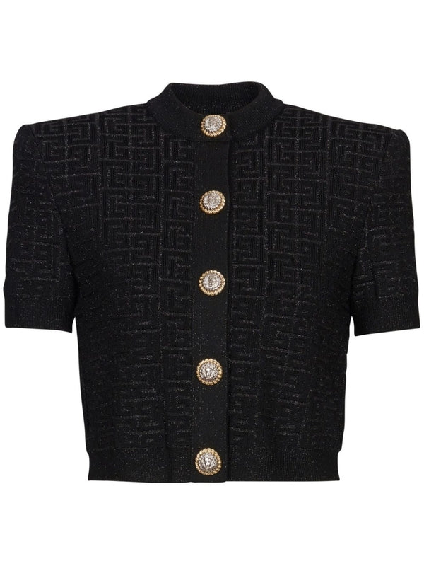 All-Over Logo Button
  Embellished Jacket