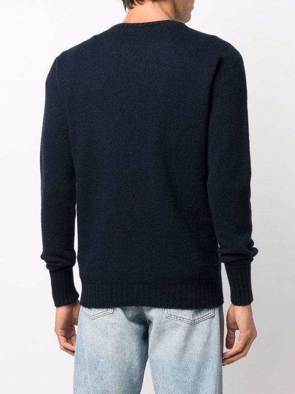 Drumohr Navy Knitted