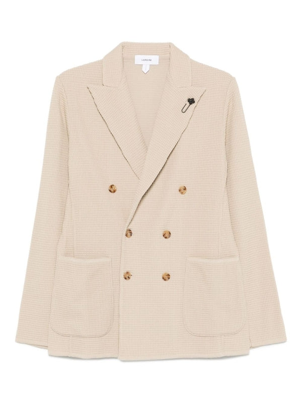 Lardini Beige Tailored Jacket