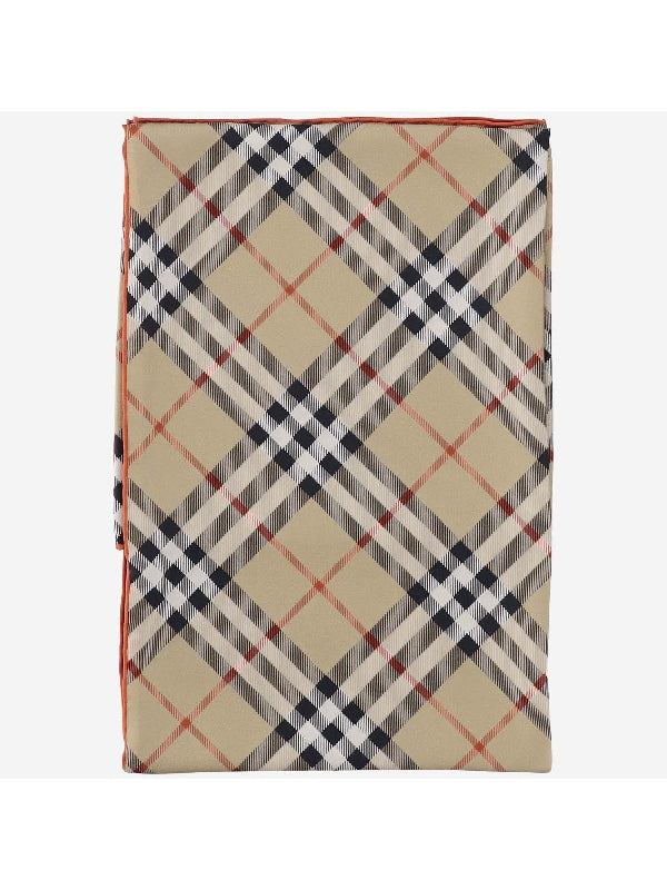 Vintage Check Silk Scarf