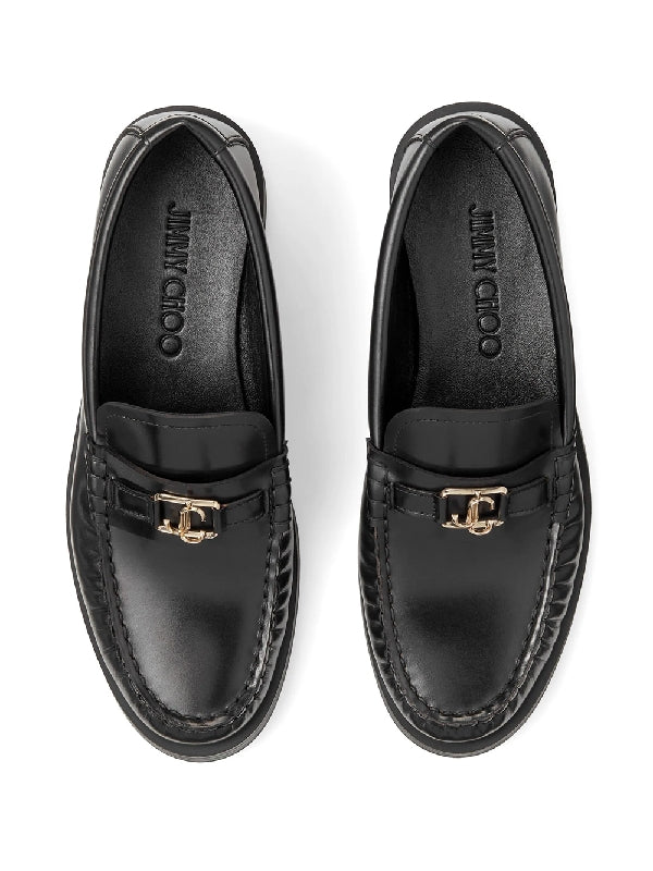 Addie Logo Plaque Loafers