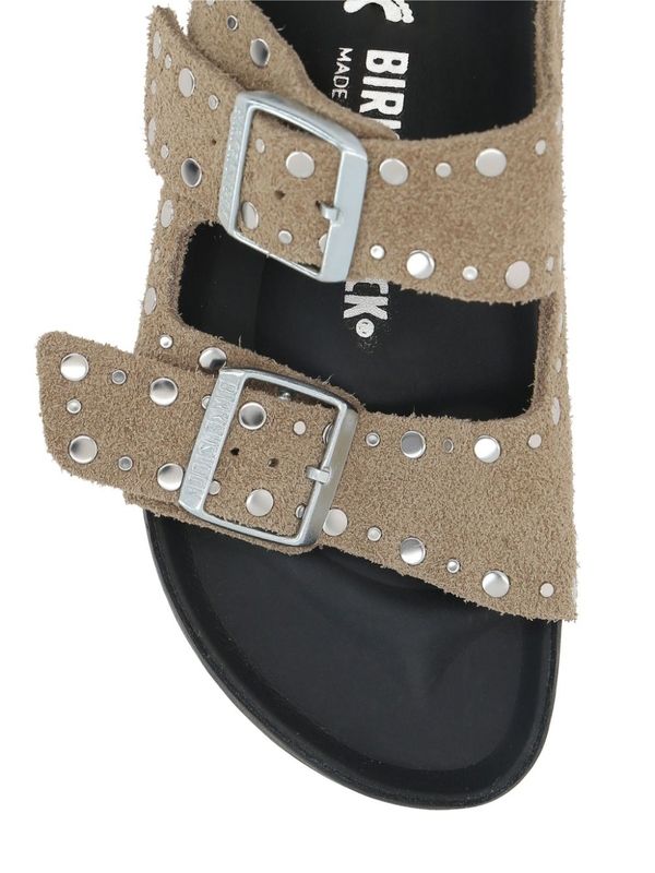 Arizona Rivet Decorated Leather Sandals