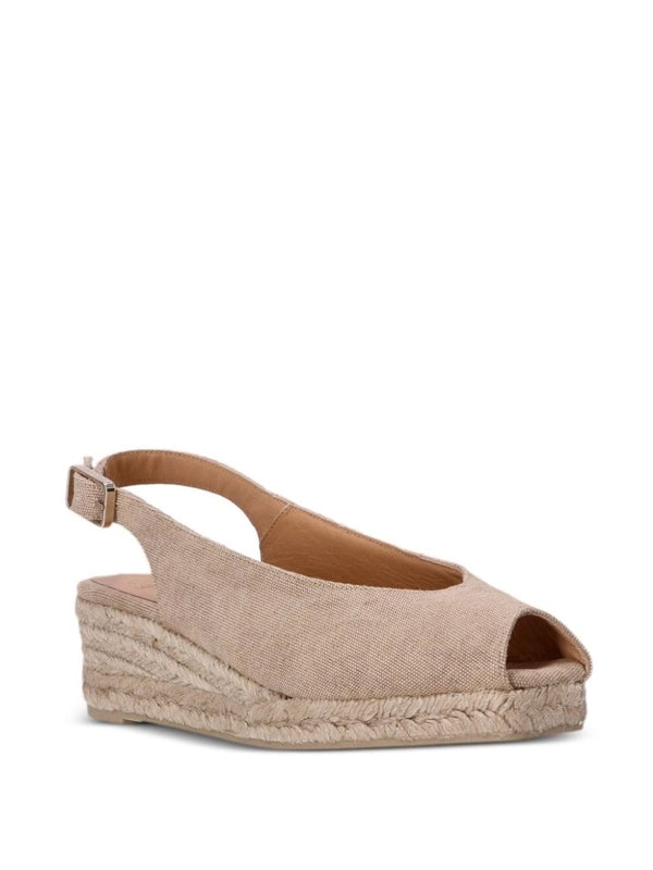 Castaner Beige Flat Shoes