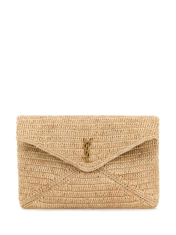 Cassandra Raffia Clutch Bag