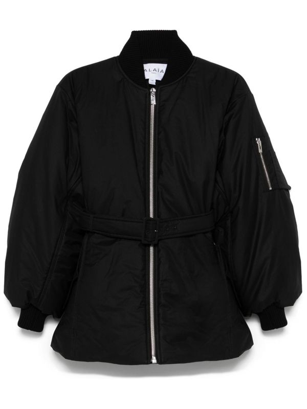 Belt Detail
  Cotton Nylon Bomber Jacket