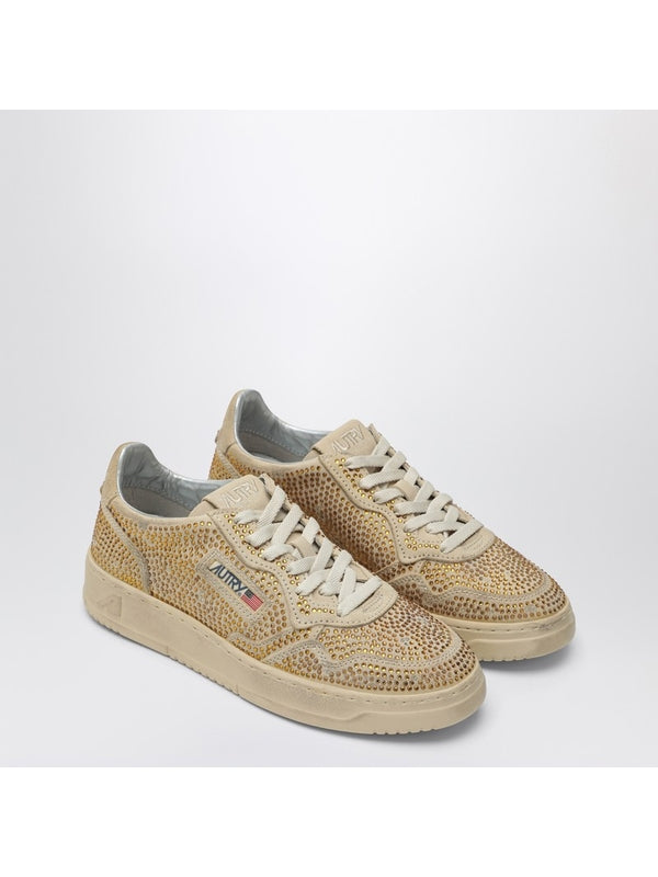Autry Gold Low Top Sneakers