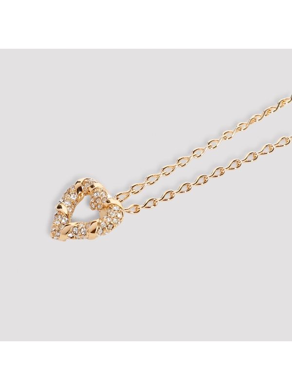 LANVIN - Heart Rhinestone Necklace - Jente