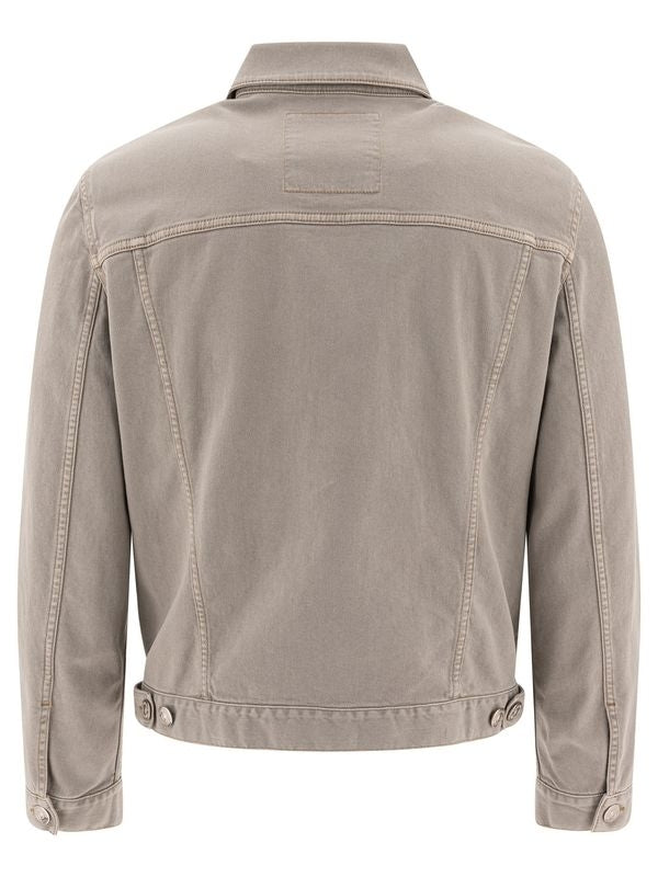 Light Weight Denim Trucker Jacket