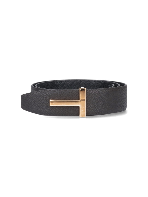Tom Ford Brown Leather Belts