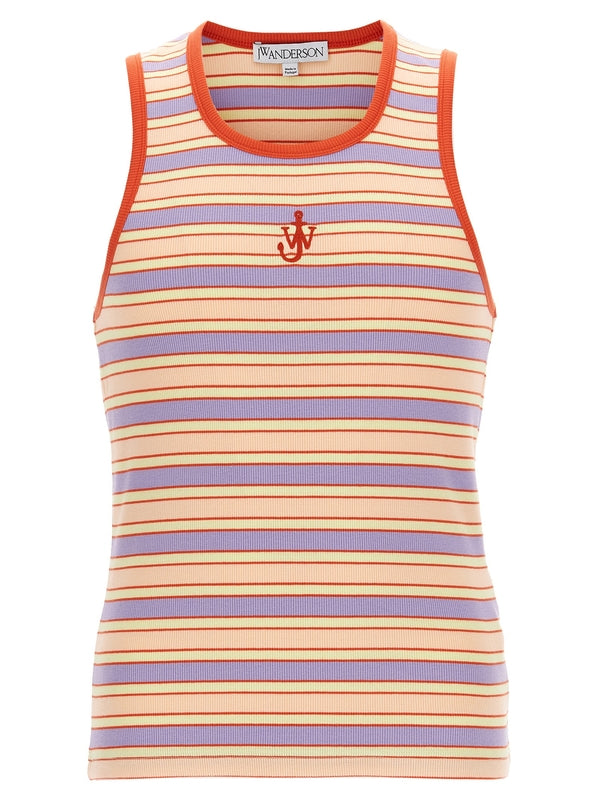 Logo
  Embroidery Stripe Tank Top