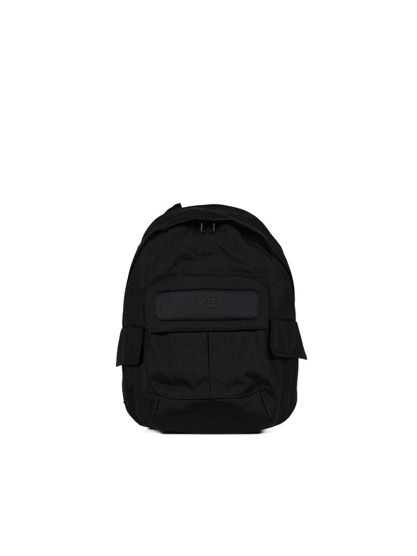 Y-3 Black Backpacks