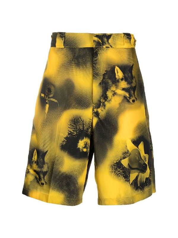 Allover Print Re-Nylon Bermuda Shorts