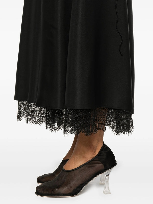 Róhe Black Long Dress