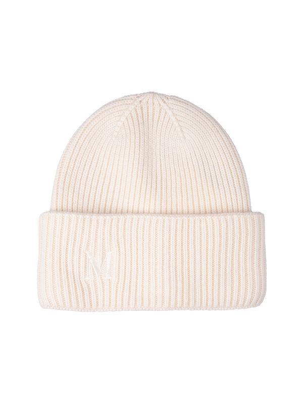 Logo Embroidered Cashmere Beanie