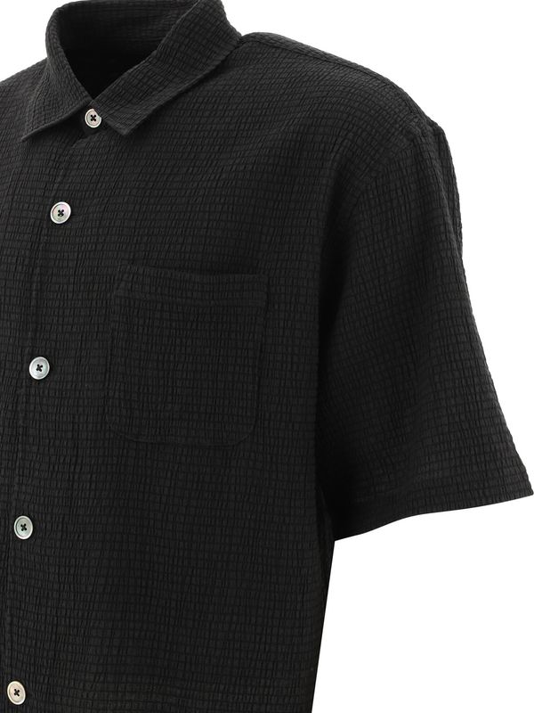 Chest Pocket Crinkle Shirt