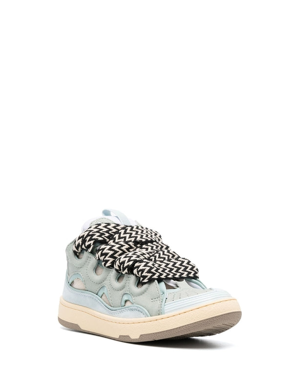 curve lace-up sneakers