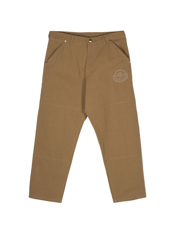 MONCLER - Roc Nation Logo Detail Cotton Pants - Jente
