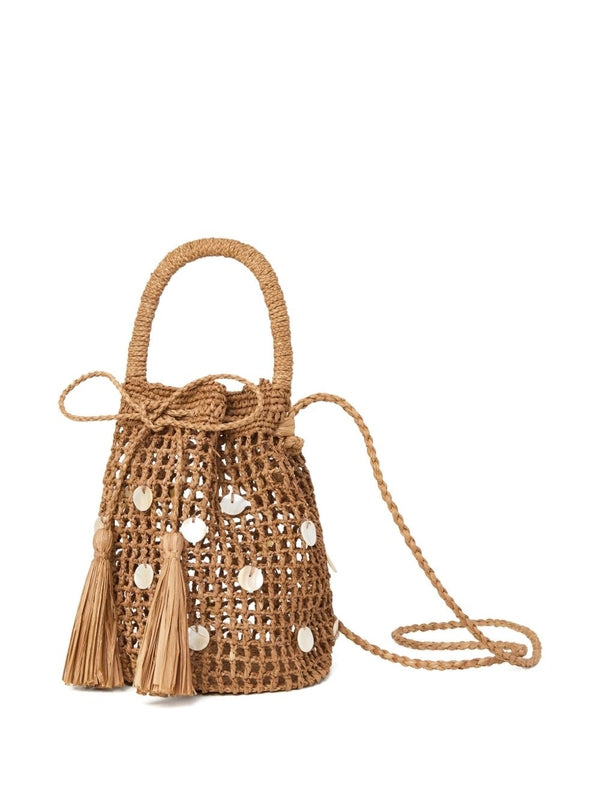 Alanui Beige Bucket Bag