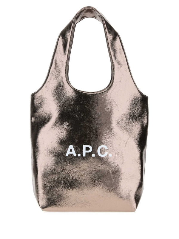 A.P.C. Silver Tote Bags