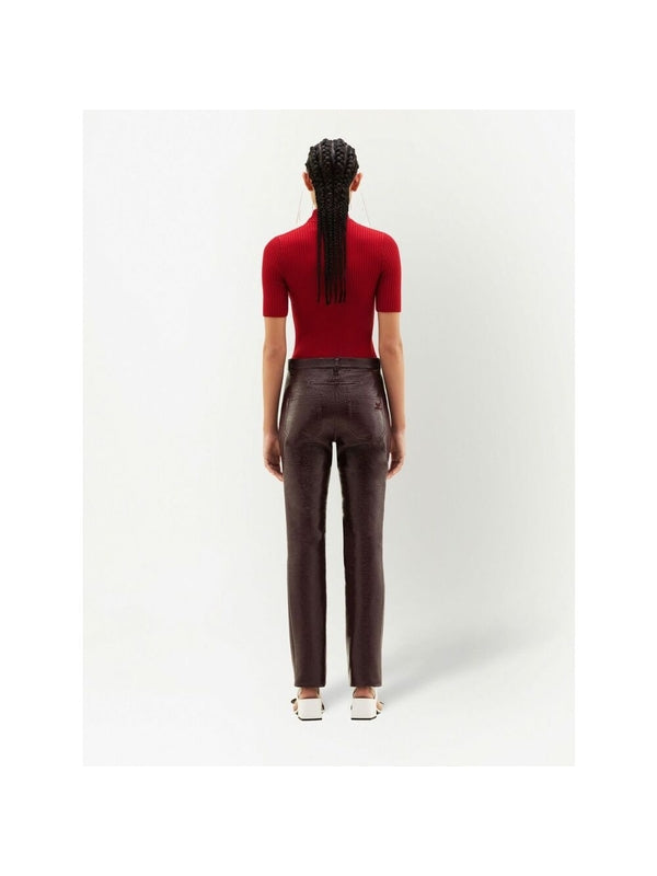 Reedition Logo Rib Short
  Sleeve Knit