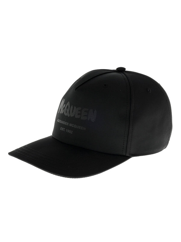 Alexander Mcqueen Black Cap