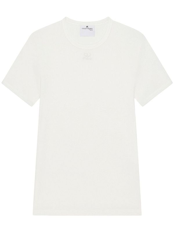 Logo Patch Cotton Short-sleeve T-shirt