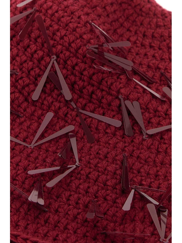Alanui Burgundy Beanies