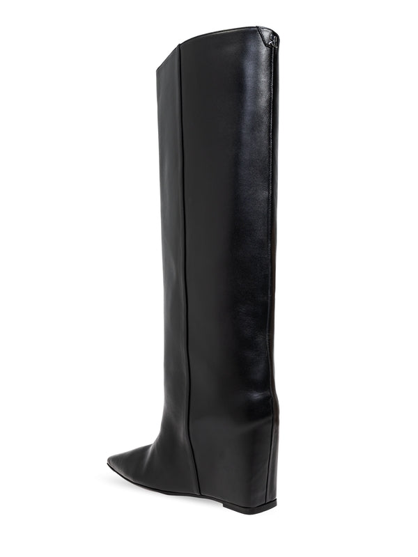 Astro Wedge Leather High Boots