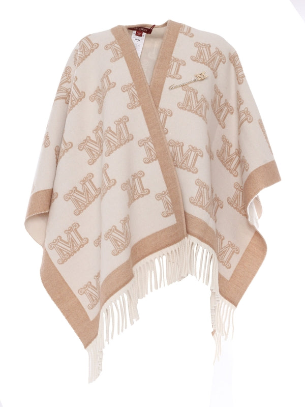 Frinestd Jacquard Wool Cape