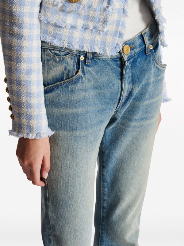 Western Flare Denim Pants