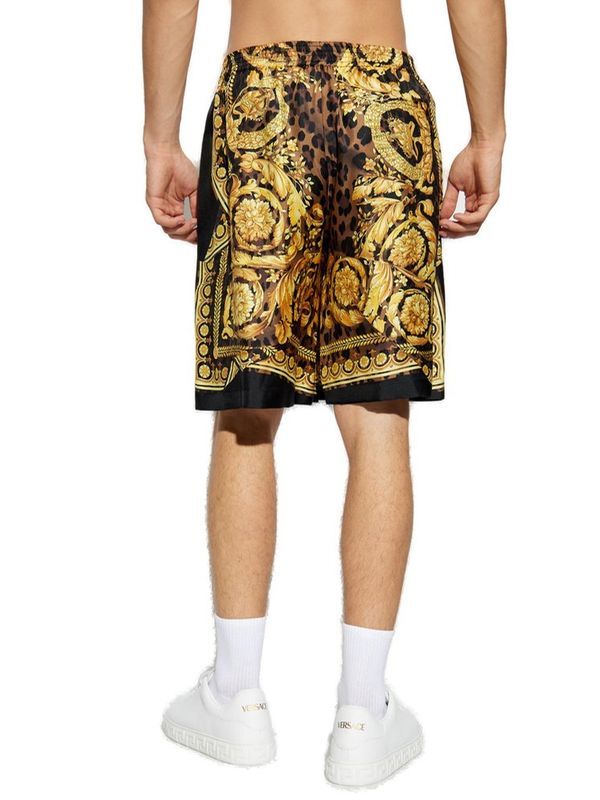 Wild Baroque Printing Silk
  Shorts