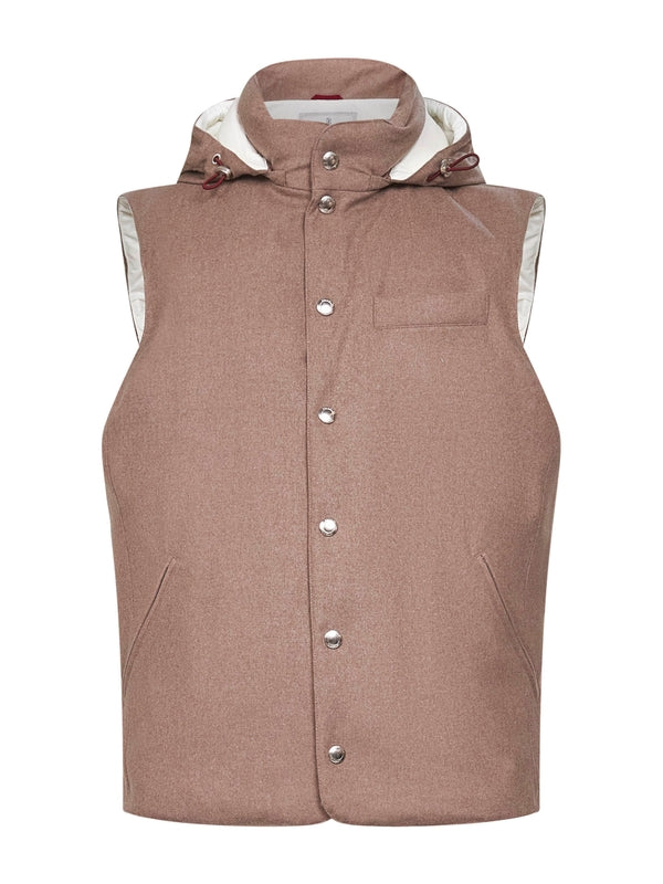 Brunello Cucinelli Brown Vests
