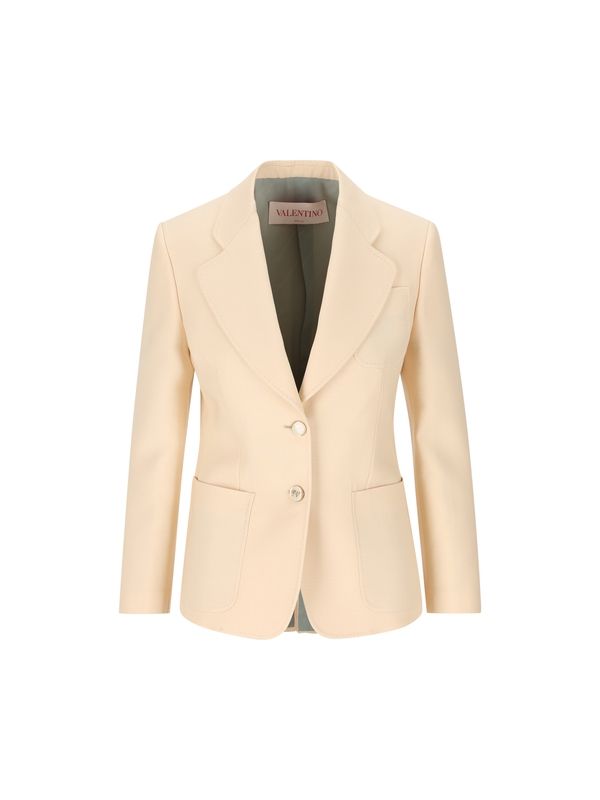 Wool Silk Tailored Jacket