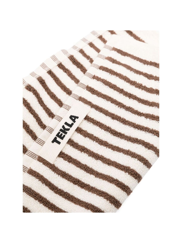 Logo Patch Stripe Towel